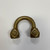 Baule. <em>Anklet, C-shaped</em>, 19th–20th century. Copper alloy, pigment, diam.: 6 in. Brooklyn Museum, Gift of Mr. and Mrs. Arnold Syrop, 1993.183.1. Creative Commons-BY (Photo: Brooklyn Museum, CUR.1993.183.1_overall02.jpg)