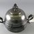 Pairpoint Manufacturing Company (1880-1929). <em>Covered Butter Dish with Liner</em>, ca. 1885. Silverplate, 6 1/8 x 9 1/4 x 6 1/8 in. Brooklyn Museum, Gift of Paul F. Walter, 1994.119.5a-c. Creative Commons-BY (Photo: Brooklyn Museum, CUR.1994.119.5a-c_view1.jpg)