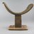 Tellem. <em>Headrest</em>, 11th-13th century. Wood, 7 1/2 x 9 x 3 in. (19.0 x 22.8 x 7.7 cm). Brooklyn Museum, Gift of William C. Siegmann, 1994.186.2. Creative Commons-BY (Photo: Brooklyn Museum, CUR.1994.186.2_side.jpg)