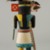 Hopi Pueblo. <em>Kachina Doll (Homsona)</em>, 20th century. Wood, paint, feathers, 8 3/4 x 3 5/8in. (22.2 x 9.2cm). Brooklyn Museum, Anonymous gift, 1996.22.5. Creative Commons-BY (Photo: Brooklyn Museum, CUR.1996.22.5_back.jpg)