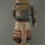 Pueblo (unidentified). <em>Kachina Doll</em>, early 20th century. Wood, pigment, hide, 9 3/4 x 3 3/4 x 3 in.  (24.8 x 9.5 x 7.6 cm). Brooklyn Museum, Anonymous gift, 1996.22.9. Creative Commons-BY (Photo: Brooklyn Museum, CUR.1996.22.9_back.jpg)