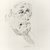 John Edward Heliker (American, 1909-2000). <em>Self-portrait</em>, 1977. Graphite, 11 1/8 × 8 1/4 in. (28.3 × 21 cm). Brooklyn Museum, Gift of Michael Rubenstein, 1996.235. © artist or artist's estate (Photo: Brooklyn Museum, CUR.1996.235.jpg)