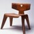 Ray Eames (Bernice Alexandra Kaiser) (American, 1912-1988). <em>Child's Chair</em>, ca. 1945. Molded plywood, 14 1/4 x 14 1/4 x 10 3/4 in. (36.0 x 36.0 x 27.2 cm). Brooklyn Museum, Modernism Benefit Fund, 1996.6. Creative Commons-BY (Photo: Brooklyn Museum, CUR.1996.6.jpg)