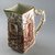 Ridgways. <em>Small Pitcher, "Vistas,"</em> 1880-1885. Glazed earthenware, 6 1/2 x 5 1/2 x 3 3/8 in.  (16.5 x 14.0 x 8.6 cm). Brooklyn Museum, Gift of Paul F. Walter, 1999.29.53. Creative Commons-BY (Photo: Brooklyn Museum, CUR.1999.29.53_view1.jpg)