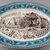 Thomas & Richard Boote. <em>Platter, "Yosemite,"</em> Registered January 1883. Glazed earthenware, 1 3/8 x 12 x 8 1/4 in.  (3.5 x 30.5 x 21.0 cm). Brooklyn Museum, Gift of Paul F. Walter, 1999.29.54. Creative Commons-BY (Photo: Brooklyn Museum, CUR.1999.29.54_view1.jpg)