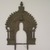 Jain. <em>Small Perforated Arched Screen for an Image of Brass</em>, 18th century. Brass, 10 1/8 x 6 11/16 in. (25.7 x 17 cm). Brooklyn Museum, Robert B. Woodward Memorial Fund, 20.17. Creative Commons-BY (Photo: Brooklyn Museum, CUR.20.17_front.jpg)