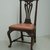  <em>Side Chair</em>, ca. 1740. Wood (mahagony), textile, fake leather upholstery, 38 x 21 1/2 x 19 1/2 in.  (97.5 x 54.6 x 49.5 cm). Brooklyn Museum, Purchase gift of Wunsch Foundation, Inc., 2000.17.2. Creative Commons-BY (Photo: Brooklyn Museum, CUR.2000.17.2.jpg)
