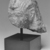  <em>Fragmentary Head of A King, probably Ramesses II</em>, ca. 1279–1213 B.C.E. Gray granite, 7 11/16 x 6 7/8 x 9 1/16 in.  (19.5 x 17.5 x 23.0 cm). Brooklyn Museum, Partial gift of James Lamb in honor of Paul O'Rourke and Charles Edwin Wilbour Fund, 2001.56. Creative Commons-BY (Photo: Brooklyn Museum, CUR.2001.56_NegB_print_bw.jpg)