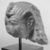  <em>Fragmentary Head of A King, probably Ramesses II</em>, ca. 1279–1213 B.C.E. Gray granite, 7 11/16 x 6 7/8 x 9 1/16 in.  (19.5 x 17.5 x 23.0 cm). Brooklyn Museum, Partial gift of James Lamb in honor of Paul O'Rourke and Charles Edwin Wilbour Fund, 2001.56. Creative Commons-BY (Photo: Brooklyn Museum, CUR.2001.56_NegG_print_bw.jpg)