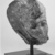  <em>Fragmentary Head of A King, probably Ramesses II</em>, ca. 1279–1213 B.C.E. Gray granite, 7 11/16 x 6 7/8 x 9 1/16 in.  (19.5 x 17.5 x 23.0 cm). Brooklyn Museum, Partial gift of James Lamb in honor of Paul O'Rourke and Charles Edwin Wilbour Fund, 2001.56. Creative Commons-BY (Photo: Brooklyn Museum, CUR.2001.56_NegH_print_bw.jpg)