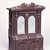 John Higgins. <em>Salesman's Sample of a Parlor Cabinet/Bed</em>, ca. 1870. Walnut, other woods, silvered glass, Closed: 12 7/8 x 9 9/16 x 4 1/4 in. (32.7 x 24.3 x 10.8 cm). Brooklyn Museum, Alfred T. and Caroline S. Zoebisch Fund, 2001.9.1. Creative Commons-BY (Photo: Brooklyn Museum, CUR.2001.9.1_view1.jpg)