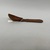 Somali. <em>Spoon</em>, early 20th century. Wood (dum palm), 8 1/4 x 1 3/4 x 1 5/8 in. (21 x 4.4 x 4.1 cm). Brooklyn Museum, Gift of Blake Robinson, 2002.31.14. Creative Commons-BY (Photo: Brooklyn Museum, CUR.2002.31.14_side01.jpeg)