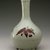  <em>Bottle</em>, first half of 20th century. White porcelain with underglaze copper-red painting, Height: 8 1/8 in. (20.7 cm). Brooklyn Museum, The Peggy N. and Roger G. Gerry Collection, 2004.28.103. Creative Commons-BY (Photo: Brooklyn Museum (in collaboration with National Research Institute of Cultural Heritage, , CUR.2004.28.103_view1_Heon-Kang_photo_NRICH.jpg)