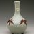  <em>Bottle</em>, first half of 20th century. White porcelain with underglaze copper-red painting, Height: 8 1/8 in. (20.7 cm). Brooklyn Museum, The Peggy N. and Roger G. Gerry Collection, 2004.28.103. Creative Commons-BY (Photo: Brooklyn Museum (in collaboration with National Research Institute of Cultural Heritage, , CUR.2004.28.103_view2_Heon-Kang_photo_NRICH.jpg)