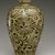  <em>Vase</em>, 12th century. Stoneware with celadon glaze and underglaze iron painting, 11 x 5 7/8 in. (28 x 15 cm). Brooklyn Museum, The Peggy N. and Roger G. Gerry Collection, 2004.28.116. Creative Commons-BY (Photo: Brooklyn Museum (in collaboration with National Research Institute of Cultural Heritage, , CUR.2004.28.116_view3_Heon-Kang_photo_NRICH.jpg)