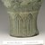  <em>Vase</em>, first half of 15th century. Buncheong ware, stoneware with celadon glaze and inlaid black and white slips, Height: 10 1/16 in. (25.5 cm). Brooklyn Museum, The Peggy N. and Roger G. Gerry Collection, 2004.28.117. Creative Commons-BY (Photo: Brooklyn Museum (in collaboration with National Research Institute of Cultural Heritage, , CUR.2004.28.117_detail2_Heon-Kang_photo_NRICH.jpg)