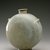  <em>Bottle</em>, 19th century. White porcelain with matte white glaze, gold repair, 7 5/8 x 6 3/4 x 3 3/8 in. (19.4 x 17.1 x 8.5 cm). Brooklyn Museum, The Peggy N. and Roger G. Gerry Collection, 2004.28.135. Creative Commons-BY (Photo: Brooklyn Museum (in collaboration with National Research Institute of Cultural Heritage, , CUR.2004.28.135_view2_Heon-Kang_photo_NRICH.jpg)