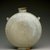  <em>Bottle</em>, 19th century. White porcelain with matte white glaze, gold repair, 7 5/8 x 6 3/4 x 3 3/8 in. (19.4 x 17.1 x 8.5 cm). Brooklyn Museum, The Peggy N. and Roger G. Gerry Collection, 2004.28.135. Creative Commons-BY (Photo: Brooklyn Museum (in collaboration with National Research Institute of Cultural Heritage, , CUR.2004.28.135_view3_Heon-Kang_photo_NRICH.jpg)