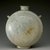  <em>Bottle</em>, 19th century. White porcelain with matte white glaze, gold repair, 7 5/8 x 6 3/4 x 3 3/8 in. (19.4 x 17.1 x 8.5 cm). Brooklyn Museum, The Peggy N. and Roger G. Gerry Collection, 2004.28.135. Creative Commons-BY (Photo: Brooklyn Museum (in collaboration with National Research Institute of Cultural Heritage, , CUR.2004.28.135_view6_Heon-Kang_photo_NRICH.jpg)