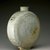  <em>Bottle</em>, 19th century. White porcelain with matte white glaze, gold repair, 7 5/8 x 6 3/4 x 3 3/8 in. (19.4 x 17.1 x 8.5 cm). Brooklyn Museum, The Peggy N. and Roger G. Gerry Collection, 2004.28.135. Creative Commons-BY (Photo: Brooklyn Museum (in collaboration with National Research Institute of Cultural Heritage, , CUR.2004.28.135_view7_Heon-Kang_photo_NRICH.jpg)