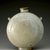  <em>Bottle</em>, 19th century. White porcelain with matte white glaze, gold repair, 7 5/8 x 6 3/4 x 3 3/8 in. (19.4 x 17.1 x 8.5 cm). Brooklyn Museum, The Peggy N. and Roger G. Gerry Collection, 2004.28.135. Creative Commons-BY (Photo: Brooklyn Museum (in collaboration with National Research Institute of Cultural Heritage, , CUR.2004.28.135_view8_Heon-Kang_photo_NRICH.jpg)