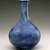  <em>Bottle</em>, last half of 19th century. White porcelain body with cobalt-oxide under clear glaze
, Height: 6 in. (15.2 cm). Brooklyn Museum, The Peggy N. and Roger G. Gerry Collection, 2004.28.153. Creative Commons-BY (Photo: Brooklyn Museum (in collaboration with National Research Institute of Cultural Heritage, , CUR.2004.28.153_view2_Heon-Kang_photo_NRICH.jpg)