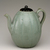  <em>Ewer with Cover</em>, 12th century. Stoneware with celadon glaze, wood, Height: 7 5/16 in. (18.6 cm). Brooklyn Museum, The Peggy N. and Roger G. Gerry Collection, 2004.28.242a-b. Creative Commons-BY (Photo: Brooklyn Museum (in collaboration with National Research Institute of Cultural Heritage, , CUR.2004.28.242a-b_view01_Heon-Kang_photo_NRICH_edited.jpg)