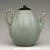  <em>Ewer with Cover</em>, 12th century. Stoneware with celadon glaze, wood, Height: 7 5/16 in. (18.6 cm). Brooklyn Museum, The Peggy N. and Roger G. Gerry Collection, 2004.28.242a-b. Creative Commons-BY (Photo: Brooklyn Museum (in collaboration with National Research Institute of Cultural Heritage, , CUR.2004.28.242a-b_view07_Heon-Kang_photo_NRICH.jpg)