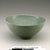  <em>Bowl</em>, first half 12th century. Stoneware with celadon glaze, 3 3/16 x 7 5/16 in. (8.1 x 18.5 cm). Brooklyn Museum, The Peggy N. and Roger G. Gerry Collection, 2004.28.246. Creative Commons-BY (Photo: Brooklyn Museum (in collaboration with National Research Institute of Cultural Heritage, , CUR.2004.28.246_view1_Heon-Kang_photo_NRICH.jpg)