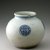  <em>Jar</em>, 19th century. Porcelain with underglaze blue, Height: 4 5/16 in. (11 cm). Brooklyn Museum, The Peggy N. and Roger G. Gerry Collection, 2004.28.261. Creative Commons-BY (Photo: Brooklyn Museum (in collaboration with National Research Institute of Cultural Heritage, , CUR.2004.28.261_view3_Heon-Kang_photo_NRICH.jpg)