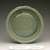  <em>Dish</em>, 12th century. Stoneware with celadon glaze, Height: 1 1/16 in. (2.7 cm). Brooklyn Museum, The Peggy N. and Roger G. Gerry Collection, 2004.28.42. Creative Commons-BY (Photo: Brooklyn Museum (in collaboration with National Research Institute of Cultural Heritage, Daejon, Korea), CUR.2004.28.42_view1_Heon-Kang_photo_NRICH.jpg)