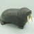 Inuit. <em>Walrus</em>, 1950-1980. Soapstone, ivory, 2 1/4 x 1 3/4 x 4 in. (5.7 x 4.4 x 10.2 cm). Brooklyn Museum, Hilda and Al Schein Collection, 2004.79.13. Creative Commons-BY (Photo: Brooklyn Museum, CUR.2004.79.13.jpg)