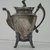 Reed & Barton (American, 1840-present). <em>Coffee Pot</em>, ca. 1885. Silverplate, 10 1/4 x 9 1/4 x 5 3/4 in. (26.0 x 23.5 x 14.6 cm). Brooklyn Museum, Gift of Paul F. Walter, 2007.62.4. Creative Commons-BY (Photo: Brooklyn Museum, CUR.2007.62.4_view1.jpg)