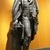 Caspar Buberl (American, born Bohemia, 1834–1899). <em>Statue of Robert Fulton</em>, 1872. Zinc, paint, lead-tin solder, plaster (repairs), height: 126 in., 2500 lb. (320 cm, 1133.99kg). Brooklyn Museum, Gift of the Museum of the City of New York, 2010.21. Creative Commons-BY (Photo: Brooklyn Museum, CUR.2010.21_in_situ01.jpg)