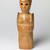 Sargent Claude Johnson (American, 1888-1967). <em>Untitled (Standing Woman)</em>, ca. 1933-1935. Terracotta, paint, surface coating, Overall: 14 1/4 x 4 x 3 1/2 in. (36.2 x 10.2 x 8.9 cm). Brooklyn Museum, Gift of the Estate of Emil Fuchs and Mr. and Mrs. Sidney Steinhauer, by exchange, Robert B. Woodward Memorial Fund, and Mary Smith Dorward Fund, 2010.2 (Photo: Image courtesy of Swann Auction Galleries, CUR.2010.2_Swann_Auction_photograph.jpg)