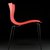 Lella Vignelli (American, born Italy, 1934-2016). <em>"Handkerchief" Chair</em>, Designed 1982-1987. Fiberglass-reinforced polyester, steel, 29 x 22 1/8 x 18 1/4 in. (73.7 x 56.2 x 46.4 cm). Brooklyn Museum, Gift of The Liliane and David M. Stewart Collection
, 2010.55.1. Creative Commons-BY (Photo: Brooklyn Museum, CUR.2010.55.1_side.jpg)