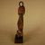 Dogon. <em>Figure</em>, early 20th century. Wood, metal, 5 7/8 x 2 5/16 x 7/8 in. (15 x 5.8 x 2.3 cm). Brooklyn Museum, Gift in memory of Frederic Zeller, 2014.54.17 (Photo: Brooklyn Museum, CUR.2014.54.17_side1.jpg)
