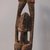 Dogon. <em>Figure with Upright Arms</em>, early 20th century. Wood, 13 3/16 x 2 3/16 x 2 3/8 in. (33.5 x 5.5 x 6 cm). Brooklyn Museum, Gift in memory of Frederic Zeller, 2014.54.22 (Photo: Brooklyn Museum, CUR.2014.54.22_detail.jpg)