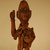 Kongo. <em>Power Figure (Nkisi)</em>, 20th century. Wood, fiber, resin, cloth, glass, 10 1/4 x 3 9/16 x 3 9/16 in. (26 x 9 x 9 cm). Brooklyn Museum, Gift in memory of Frederic Zeller, 2014.54.26 (Photo: Brooklyn Museum, CUR.2014.54.26_detail2.jpg)