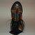 Dan. <em>Miniature Mask</em>, 20th century. Wood, fiber, fur, 7 1/16 x 2 9/16 x 2 3/8 in. (18 x 6.5 x 6 cm). Brooklyn Museum, Gift in memory of Frederic Zeller, 2014.54.28 (Photo: Brooklyn Museum, CUR.2014.54.28_overall.jpg)