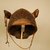 Senufo. <em>Mask (Korobla)</em>, 20th century. Wood, pigment, hide, fiber, metal, 6 11/16 x 7 7/8 x 13 3/4 in. (17 x 20 x 35 cm). Brooklyn Museum, Gift in memory of Frederic Zeller, 2014.54.42 (Photo: Brooklyn Museum, CUR.2014.54.42_back.jpg)