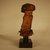 Songye. <em>Figure of Female</em>, early 20th century. Wood, fiber, organic materials, 6 x 2 9/16 x 2 9/16 in. (15.3 x 6.5 x 6.5 cm). Brooklyn Museum, Gift in memory of Frederic Zeller, 2014.54.44. Creative Commons-BY (Photo: Brooklyn Museum, CUR.2014.54.44_side2.jpg)