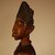 Yorùbá artist. <em>Male twin figure (Ère Ìbejì)</em>, 20th century. Wood, pigment, beads, 11 7/16 x 3 15/16 x 2 3/8 in. (29 x 10 x 6 cm). Brooklyn Museum, Gift in memory of Frederic Zeller, 2014.54.53 (Photo: Brooklyn Museum, CUR.2014.54.53_detail2.jpg)