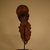Bamum. <em>Figure</em>, 20th century. Wood, textile, teeth, reed, metal, 8 1/4 x 2 9/16 x 3 1/8 in. (21 x 6.5 x 8 cm). Brooklyn Museum, Gift in memory of Frederic Zeller, 2014.54.8 (Photo: Brooklyn Museum, CUR.2014.54.8_back.jpg)
