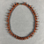  <em>Beaded Necklace</em>, ca. 1539-1190 B.C.E. Red jasper and carnelian, length (approx).: 14 in. (35.6 cm). Brooklyn Museum, Gift of Gabrielle Kopelman in memory of Cyril Aldred, 2018.51. Creative Commons-BY (Photo: , CUR.2018.51_view02.jpg)
