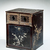  <em>Shrine Cabinet</em>, 17th–18th century. Lacquered wood inlaid with mother-of-pearl; metal hardware, 18 × 14 15/16 × 12 3/4 in. (45.7 × 37.9 × 32.4 cm). Brooklyn Museum, Gift of Nicholas Grindley, 2019.8.1 (Photo: , CUR.2019.8.1_threequarter_right.jpg)