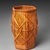 Hayakawa Shokosai V (Japanese, born 1932). <em>Hawk Feather Knot Hexagonal Flower Basket</em>, 2005. Bamboo, rattan, 13 × 7 × 7 in. (33 × 17.8 × 17.8 cm). Brooklyn Museum, Gift of Diane and Arthur Abbey, New York, NY, 2024.79.4 (Photo: Photo: Diane and Arthur Abbey, CUR.2024.79.4.jpg)