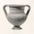 Cypriot. <em>Amphoriskos</em>, 850-700 B.C.E. Terracotta, slip, 3 7/16 x Diam. 2 15/16 in. (8.8 x 7.4 cm). Brooklyn Museum, Bequest of William H. Herriman, 21.479.1. Creative Commons-BY (Photo: Brooklyn Museum, CUR.21.479.1_print_NegA_bw.jpg)