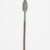  <em>Spear, Shaft</em>. Iron, wood, 66 1/8 x 2 3/16 in. (168 x 5.5 cm). Brooklyn Museum, Museum Expedition 1922, Robert B. Woodward Memorial Fund, 22.1030. Creative Commons-BY (Photo: Brooklyn Museum, CUR.22.1030_detail1_PS5.jpg)
