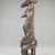 Senufo. <em>Figure of a Seated Woman</em>, late 19th or early 20th century. Wood, glass beads, 12 x 3 x 2 3/4 in. (30.5 x 7.6 x 7 cm). Brooklyn Museum, Museum Expedition 1922, Robert B. Woodward Memorial Fund, 22.1092. Creative Commons-BY (Photo: Brooklyn Museum, CUR.22.1092_side_PS5.jpg)